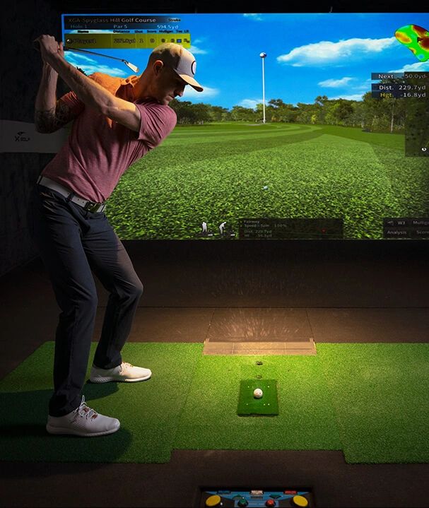 X-Golf indoor simulator