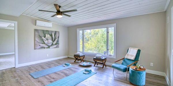 remodeled yoga studio