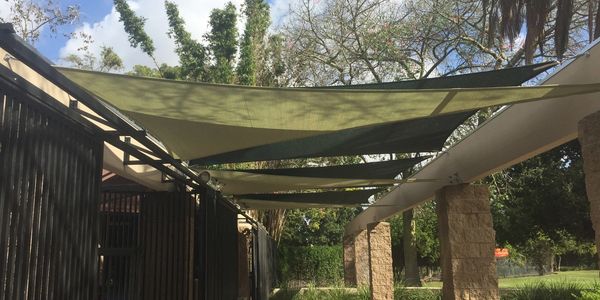 Sail shades at The Santa Ana Zoo