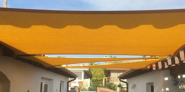 Shades can be used to protect from UV rays but can still brighten up a space aesthetically