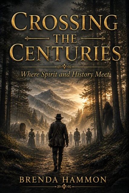 Book cover of 'Crossing The Centuries' by Brenda Hammon.