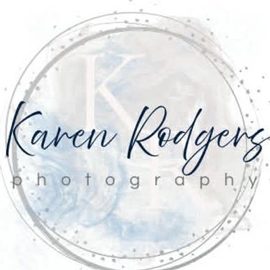 Logo for Karen Rodgers Photography with elegant script and circular design.