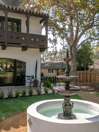 Spanish Style Home with Custom Fountain
