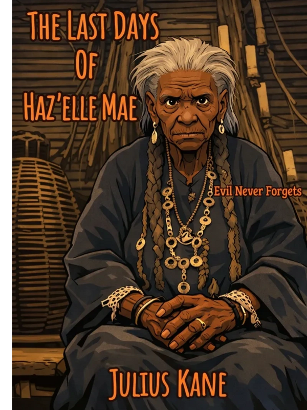 The Last Days Of Haz'elle Mae horror, thriller by Julius Kane. A suspence for YA and Teens reading.