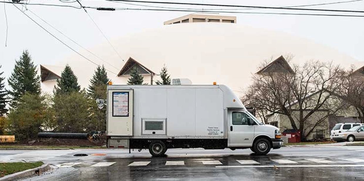 White work truck