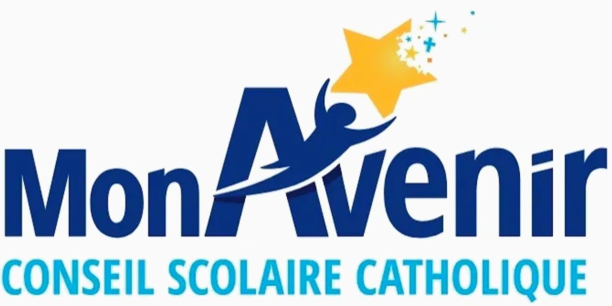 Logo Mon Avenir Conseil Scolaire Catholique avec une étoile.