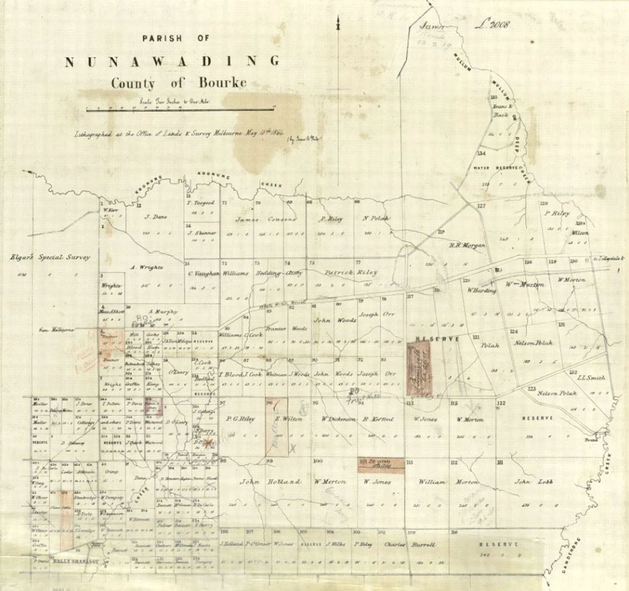 Nunawading whitehorse 1864 subdivision 