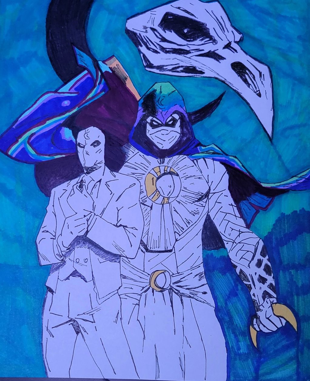 This a piec baed of the show moon knight