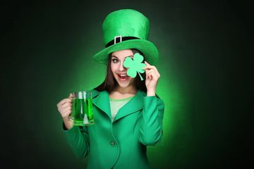 Irish girl leprechaun singing telegram. St Patrick's day entertainer. funny prank birthday gift. 
