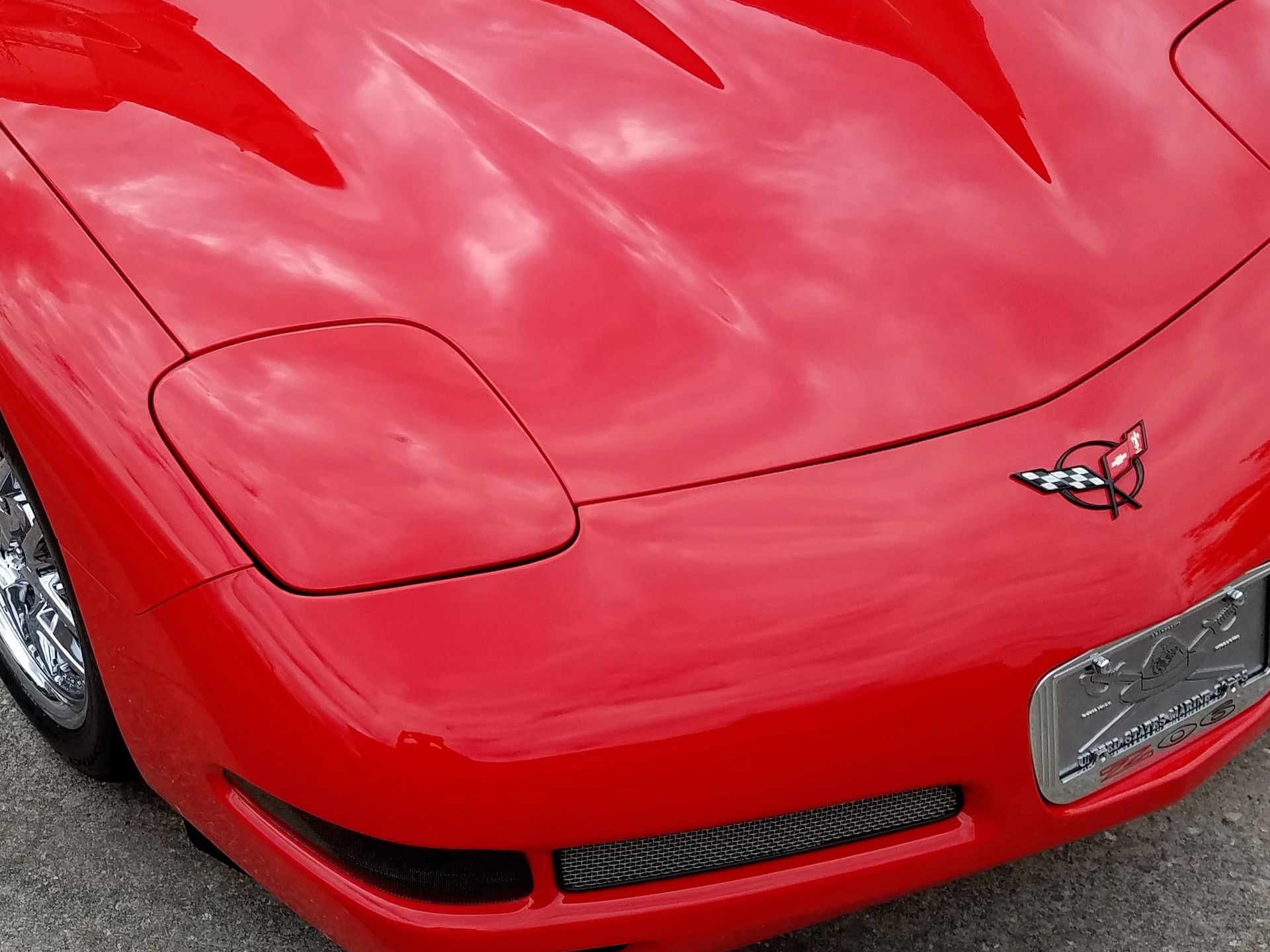 Original Z06, detailed by Mirror Reflections Auto Spa.  On display at the Alachua Car Show.