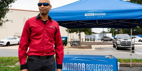Rodney of Mirror Reflections Auto as a sponsor for the 3rd Annual International Car Show