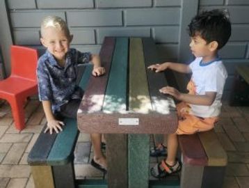 Kiddies picnic set made from recycled plastic