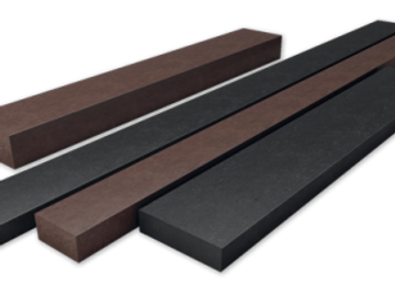 Planks made from recycled plastic