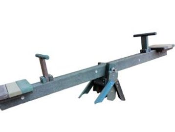 Sea saw made from recycled plastic