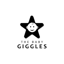 The baby giggles