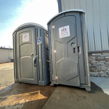 Gray toilets in New Philadelphia, Ohio Arts in the Alley.
