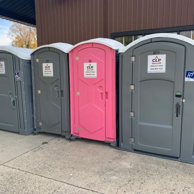 Special Request Toilets such as handicap accessible, ADA-Compliant, and Pink restrooms.