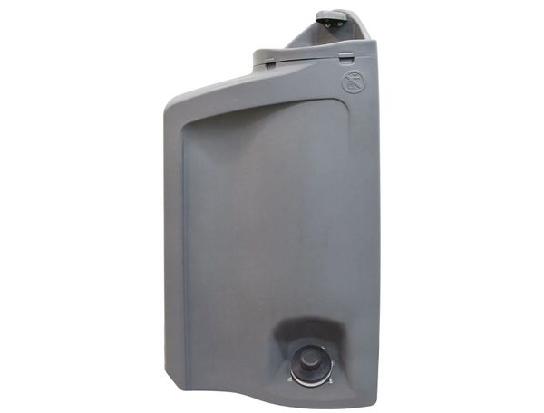 Sink design for inside portable toilets.