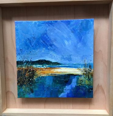 Painting, Acrylic on Canvas, Coastal, Beach, Australia, Art, Joy Brentwood 