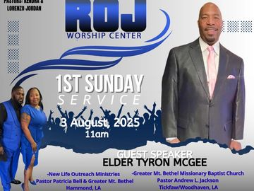 Guest Speaker: Elder Tyron McGee (LOUISIANA)