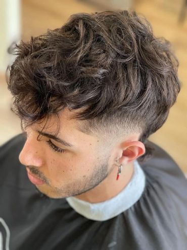 Mullet with tapered-Fade