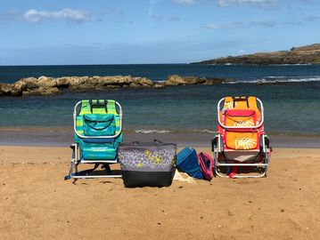 Kauai - Book your trip soon and you two could be sitting in this same location (Salt Pond Beach).