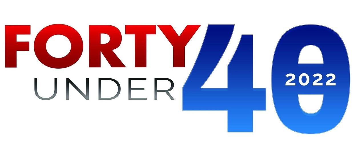 40 Under 40 logo
