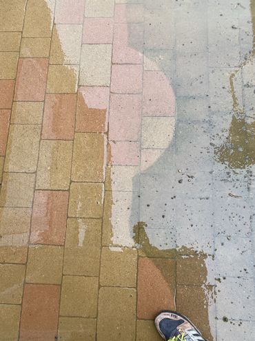 Block paving driveway cleaning in Buckhurst Hill, Essex, UK