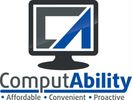 Logo of ComputAbility with a computer icon and tagline.