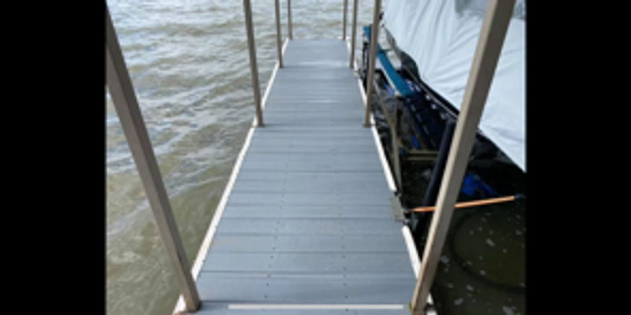 Finished ramp. 