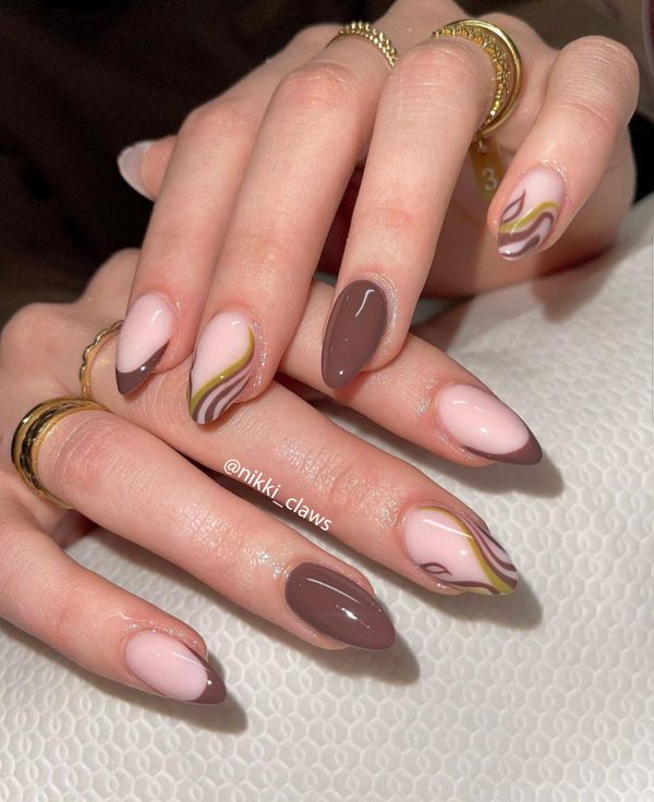 Dipping powder - Stunning nail designs for Fall