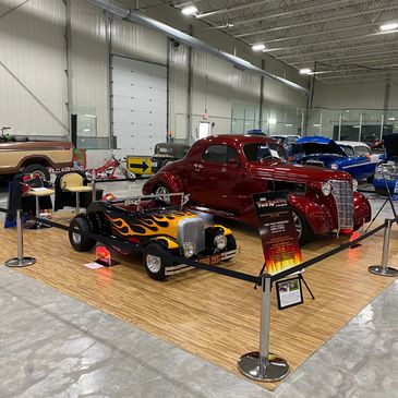 All setup at the Prime Steel Show Grand Forks ND.