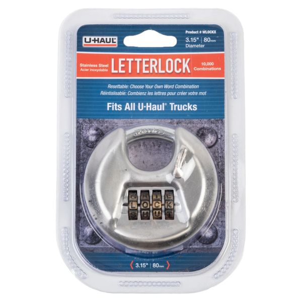 WordLock® Discus Lock - 3.15” Diameter (80 mm)