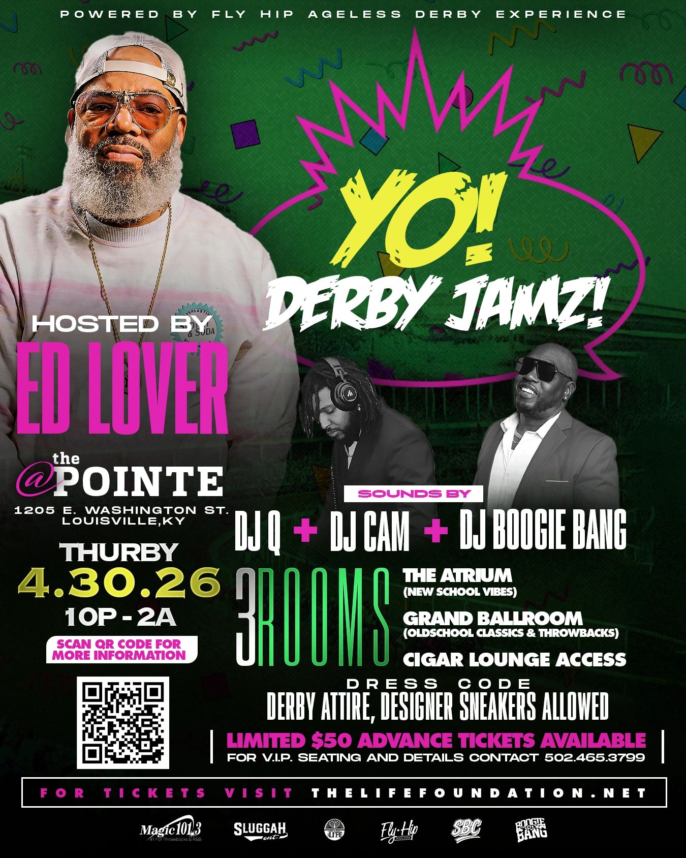 Yo! Derby Jamz! Pre-Derby Event @ The Pointe 1205 E. Washington Street 10-2a
4.30/26
