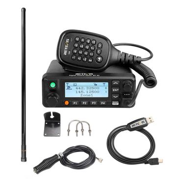 Radioddity DB40-D DMR Mobile Radio, 40W, Analog & Digital
