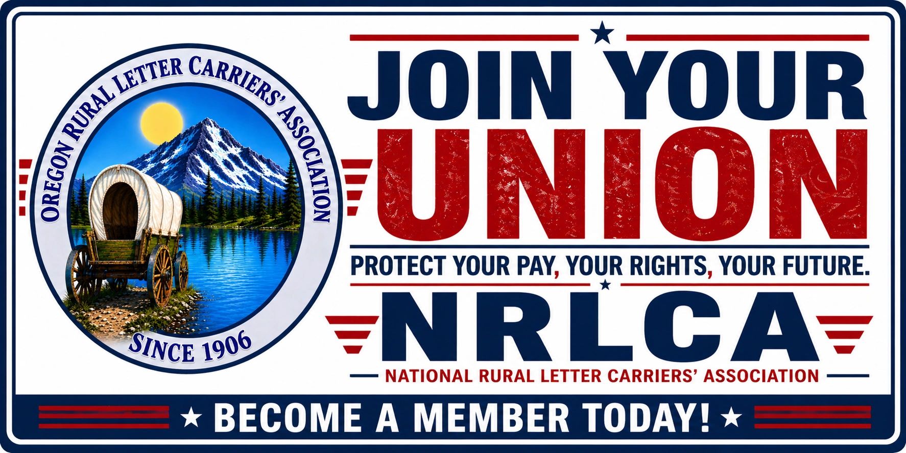Join the National Rural Letter Carriers' Association to protect your pay, rights, and future.
