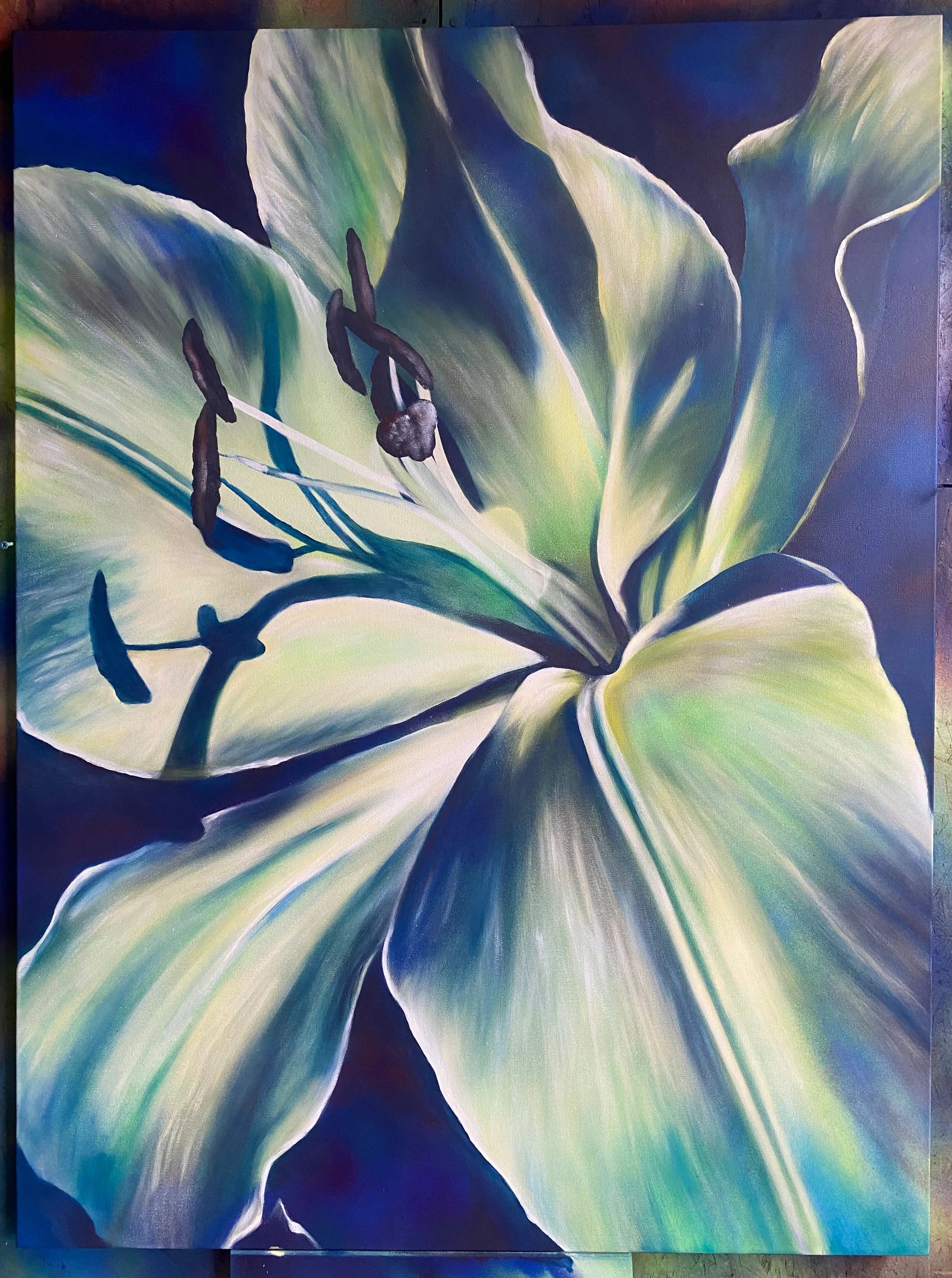 3’ x 4’ 
Spray paint and acrylic paint
2023