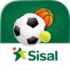 Sisal sports betting app icon with soccer, tennis, and basketball balls.