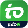 Logo di Totósi su sfondo verde.