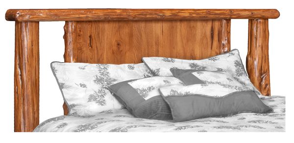 rustic style solid hickory handcrafted headboard with custom options