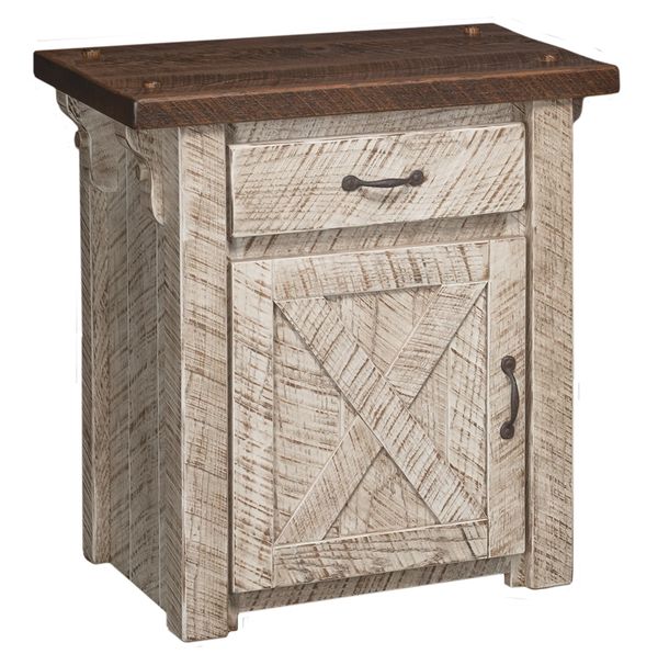 craftsman style solid oak handcrafted end table with custom options