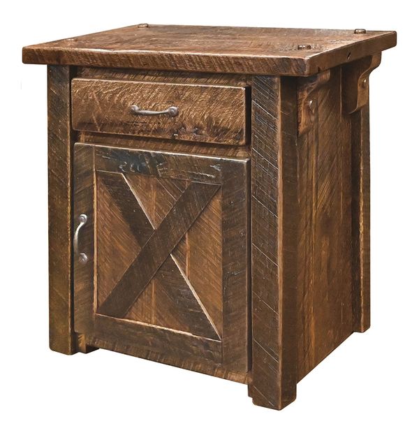 craftsman style solid oak handcrafted end table with custom options