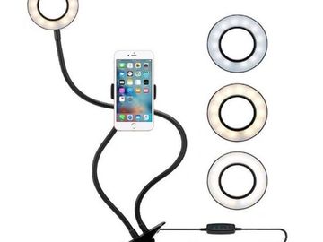  Selfie Ring Light with Cell Phone Holder ZIKO 3 Light Mode Ring Light with Stand 
