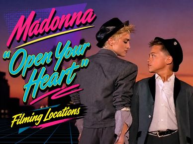 Filming location from the 1986 music video of the song Open Your Heart by Madonna