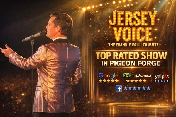 Top-rated Pigeon Forge Frankie Valli tribute show starring Nick Stice at Smoky Mountain Theater.