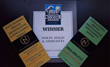 Nolin Investigations
Pensacola Private Investigator
Gulf Breeze Fort Walton Private Investigator