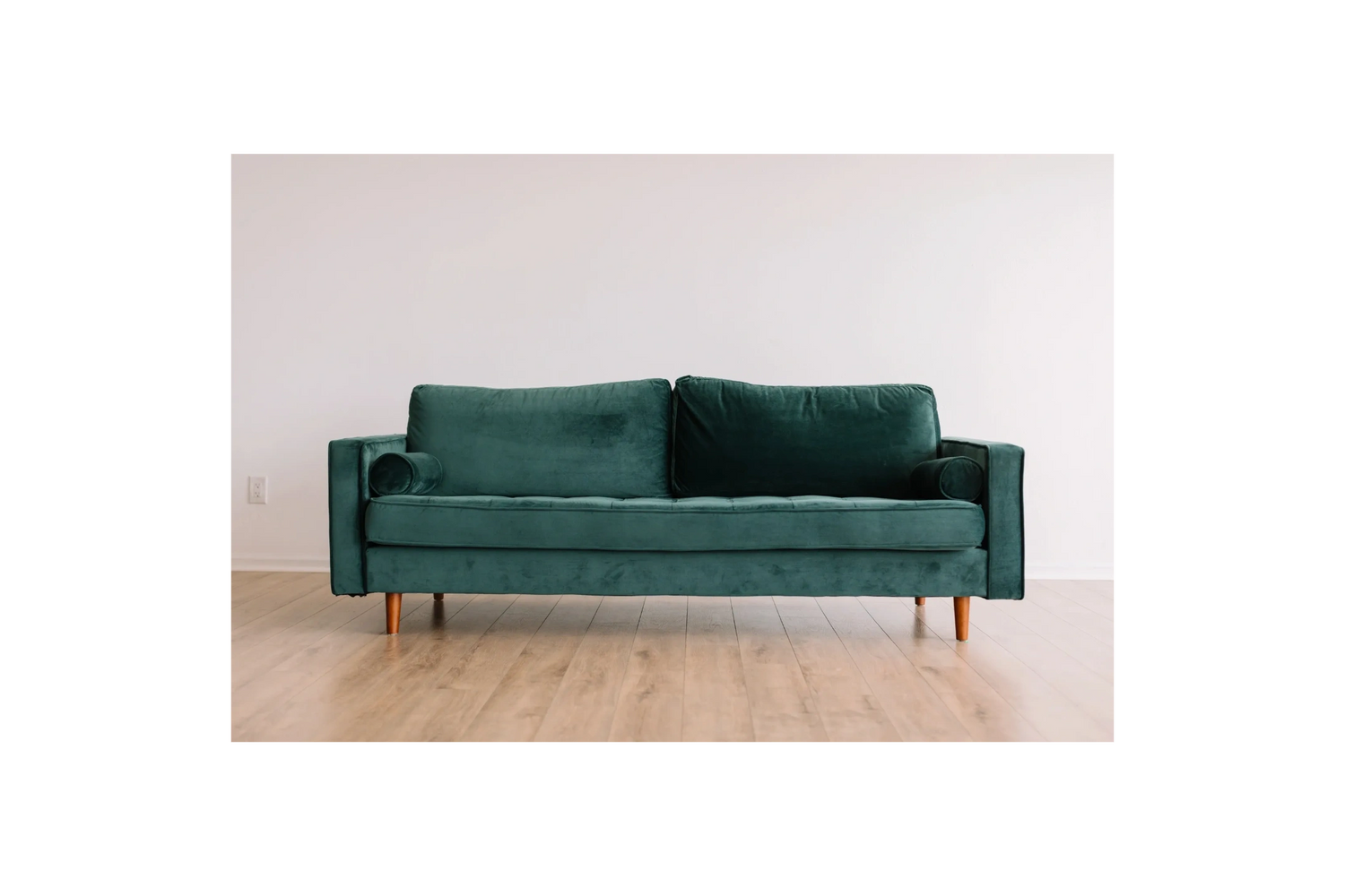 Green couch with the words
"The Whole Human Being"