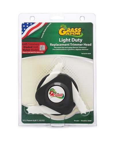 Grass Gator Light Duty replacement trimmer head for gas and electric trimmers.