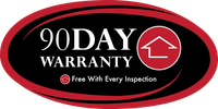 90 Day Warranty Badge: Structural and Mechanical with link. Roberts Home Inspections includes this.