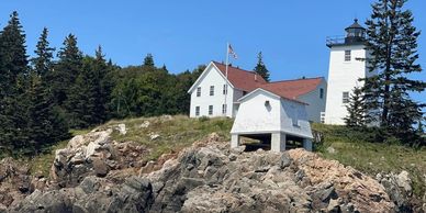 The Acadia area’s best-kept secret! The light station at the entrance to Burnt Coat Harbor is a work